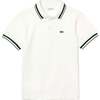Manches Cortes Polo, White - Polo Shirts - 1 - thumbnail
