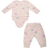 Super Soft 2 Piece Set, Pink - Loungewear - 1 - thumbnail