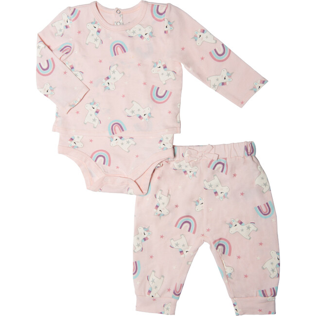 Super Soft 2 Piece Set, Pink - Loungewear - 3