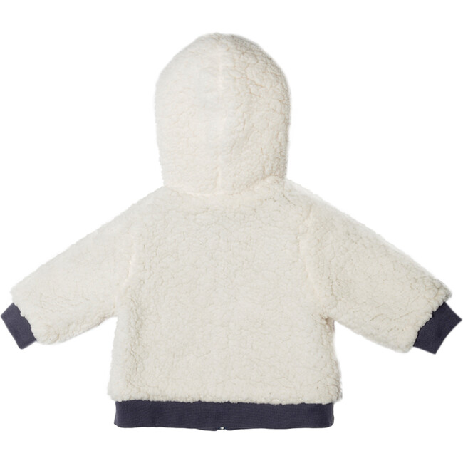 Hood Reversible Sherpa Jacket, Navy - Jackets - 5