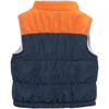 Reversible Minky Vest, Navy - Vests - 4