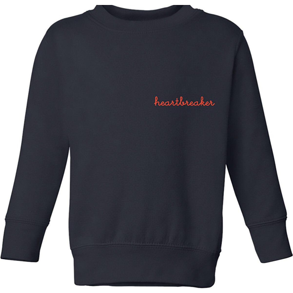 "heartbreaker" Classic Crewneck Fleece, Navy - Sweatshirts - 1