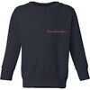 "heartbreaker" Classic Crewneck Fleece, Navy - Sweatshirts - 1 - thumbnail