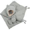The Cub Set Airy | Mitten Hat & Blanket, Bondi Blue - Mixed Gift Set - 1 - thumbnail