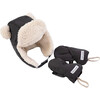 The Cub Set Benji | Mitten Hat & Blanket, Smokey Grey - Mixed Gift Set - 1 - thumbnail