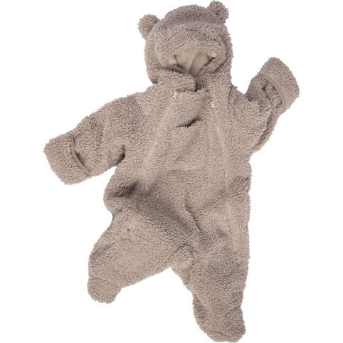 Teddy Jumpsuit Bebe, Oatmeal - Rompers - 3
