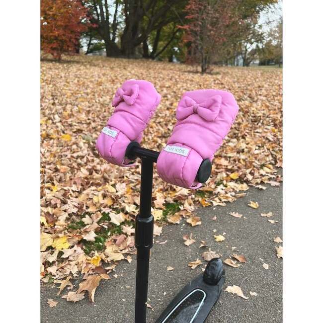 Kids BOWS Scooter Warmmuffs, Hot Pink - Gloves - 7