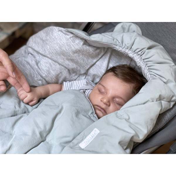 NidoBébé Airy Infant Wrap, Bondi Blue - Stroller Accessories - 8