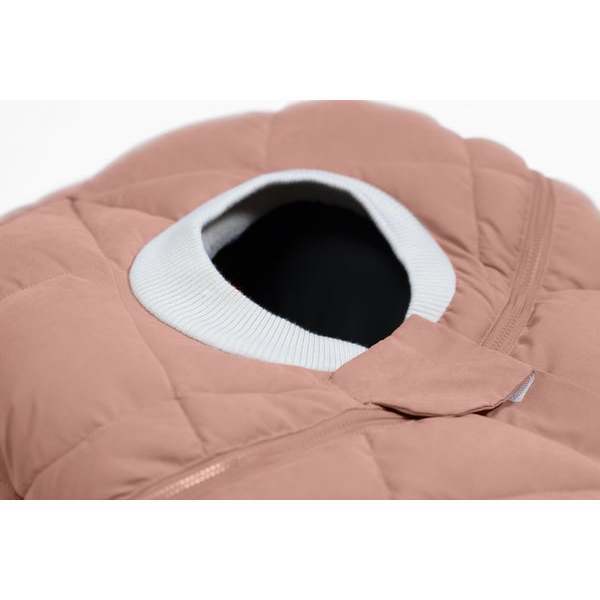 Benji Car Seat Cocoon, Rose Dawn Quilted - Stroller Accessories - 9