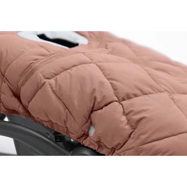 Benji Car Seat Cocoon, Rose Dawn Quilted - Stroller Accessories - 10