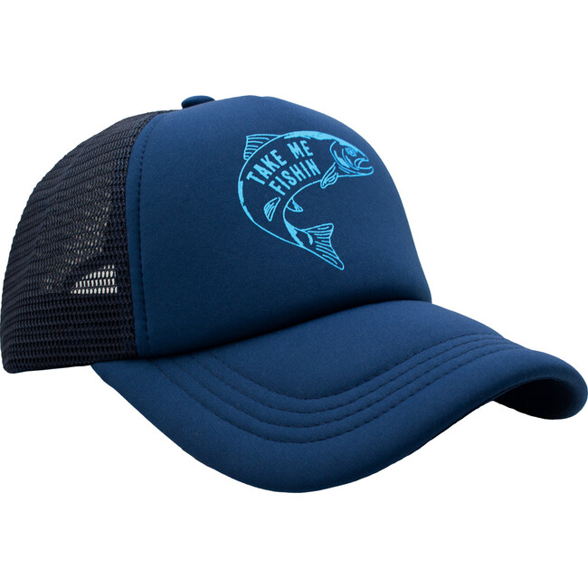 Take Me Fishin' Trucker Hat, Navy