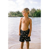 Sketchy Palm Boardshort, Black - Swim Trunks - 2