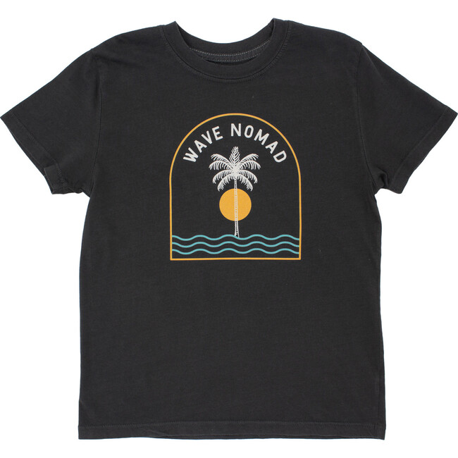 Wave Nomad Vintage Tee, Black - Tees - 1