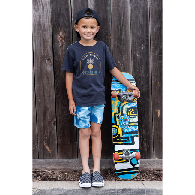 Wave Nomad Vintage Tee, Black - Tees - 3