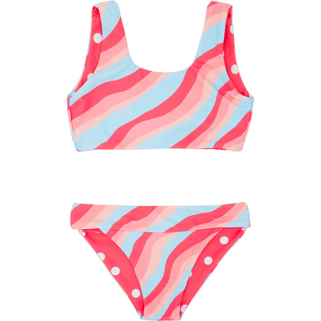 Island Hopper Bikini, Reef Stripe - Two Pieces - 1
