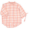 Women's Lillian Blouse, Plaid Pink - Skirts - 1 - thumbnail