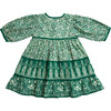 Jade Dress, Green Block Print - Dresses - 2 - thumbnail