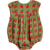 Frances Bubble, Olive Green Apple - Onesies - 2
