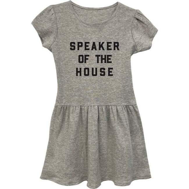 Speaker of the House Dress, Light Grey