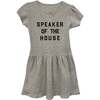 Speaker of the House Dress, Light Grey - Dresses - 1 - thumbnail