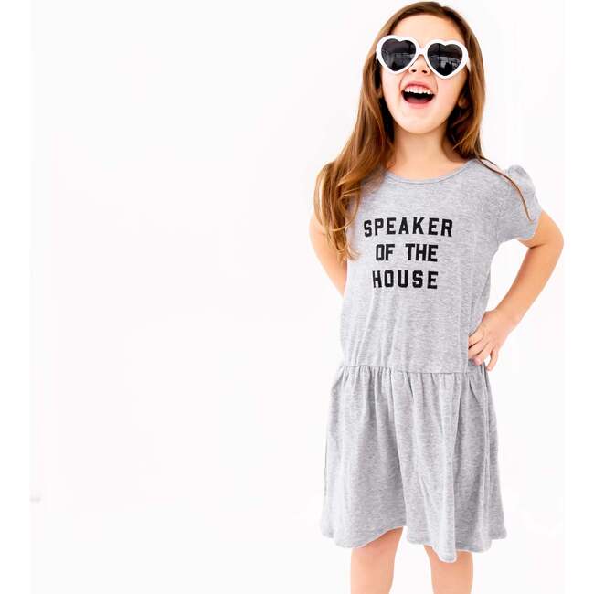 Speaker of the House Dress, Light Grey - Dresses - 2