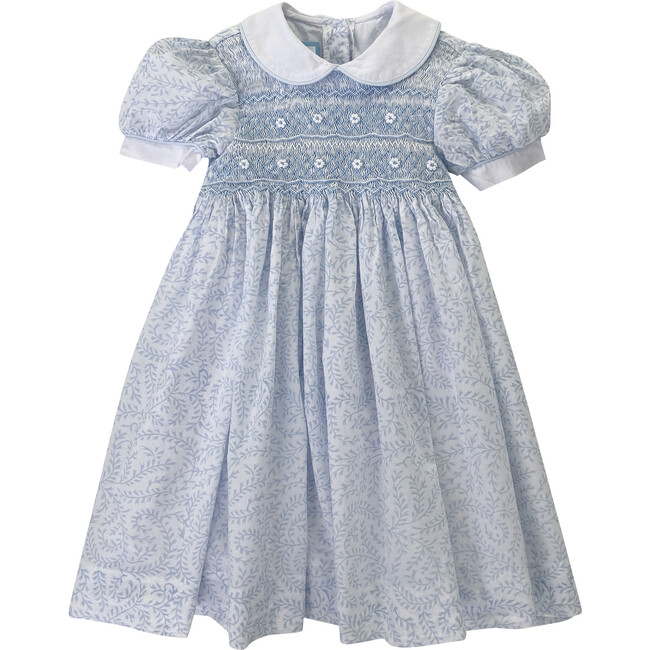 Julia Amory x Smockingbird Dress, Blue Wisteria - Dresses - 1