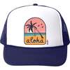 Aloha Swing Hat, Navy - Hats - 1 - thumbnail