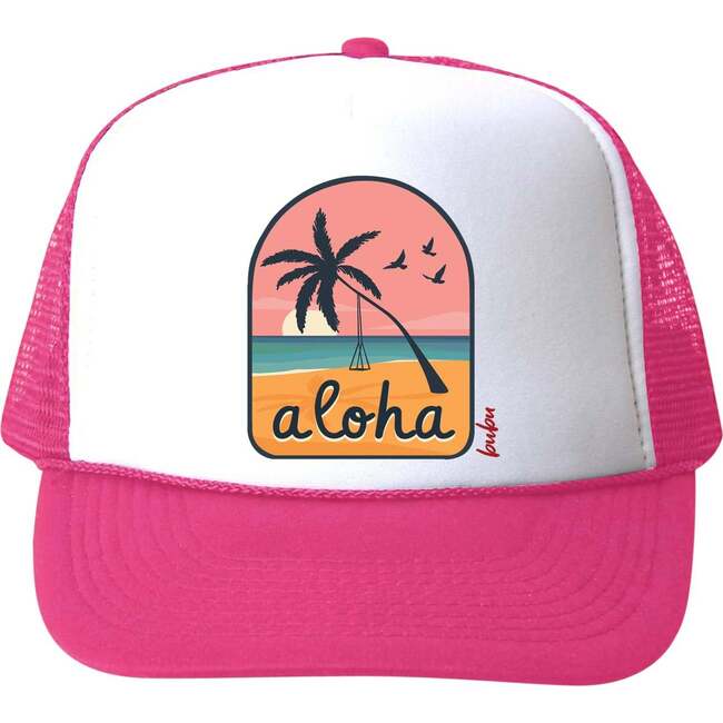 Aloha Swing Hat, Hot Pink