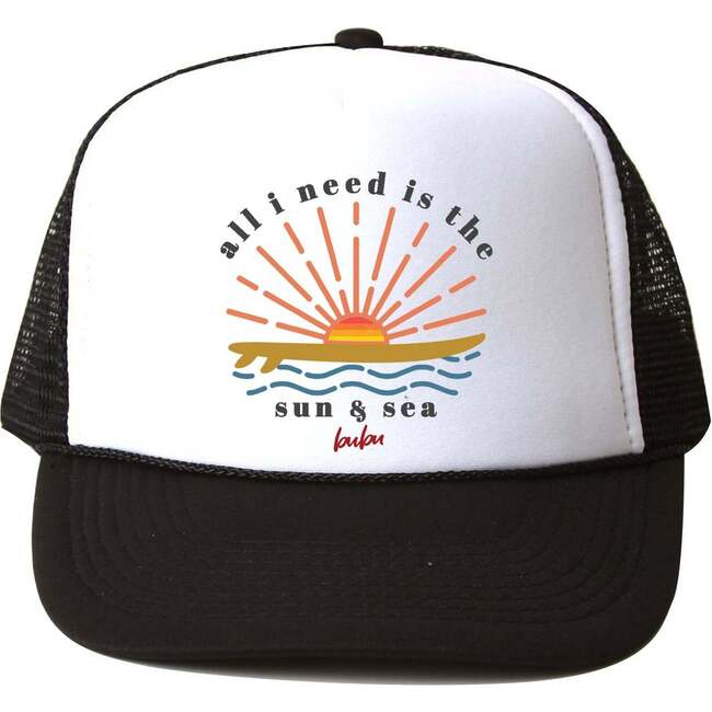 Sun & Sea Hat, Black - Hats - 1