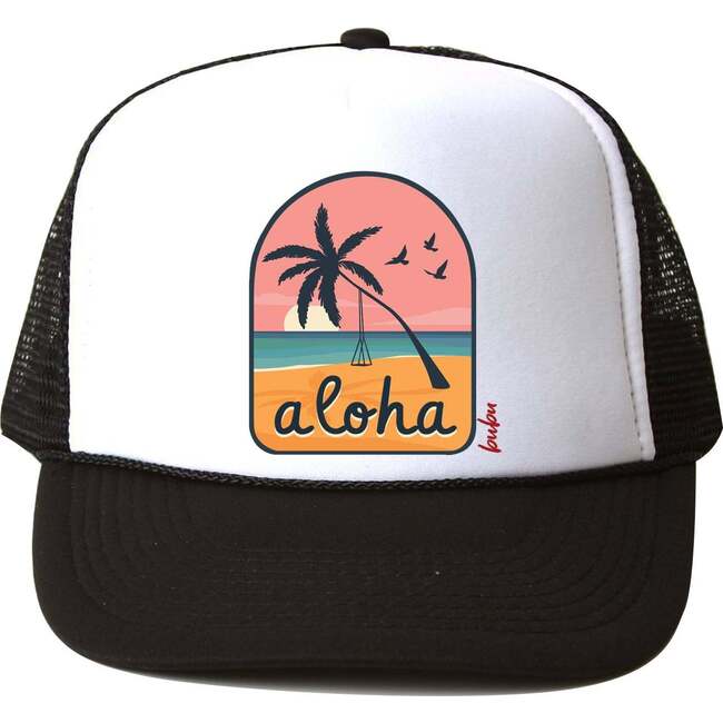 Aloha Swing Hat, Black - Hats - 1