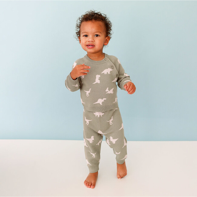 Kimono Sweater & Legging Set, Poshosaurus - Sweaters - 3