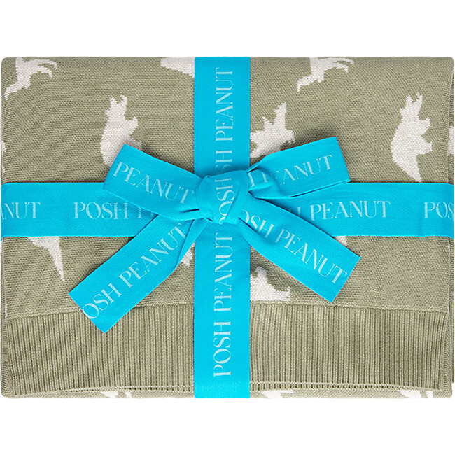 Jacquard Blanket, Poshosaurus - Blankets - 3