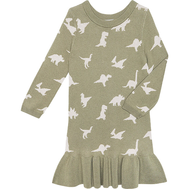 Long Sleeve Sweater Dress, Poshosaurus - Dresses - 3