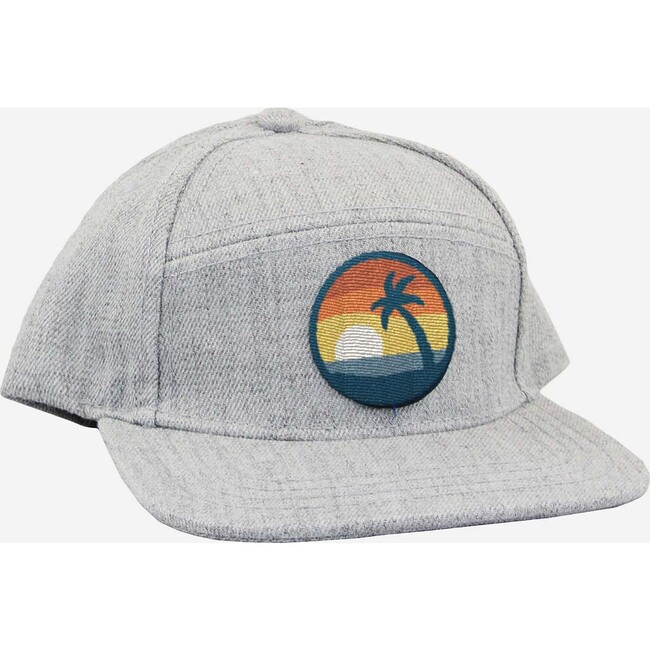 Palm Sunset Embroidered Snapback