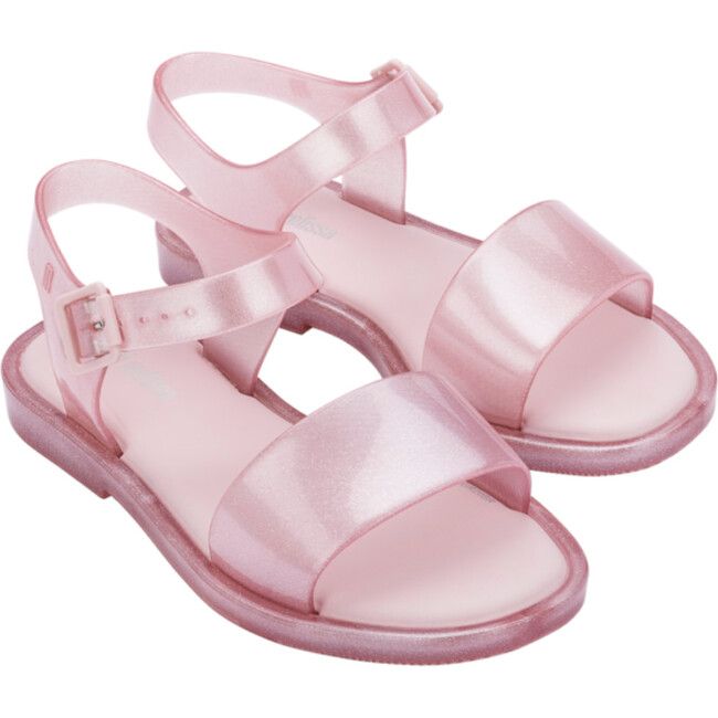 Kids Mini Mar Sandal, Pink Glitter