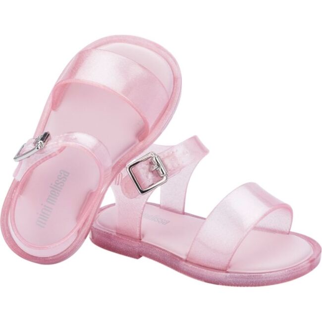 Baby Mar Sandal III, Pink Glitter - Sandals - 4