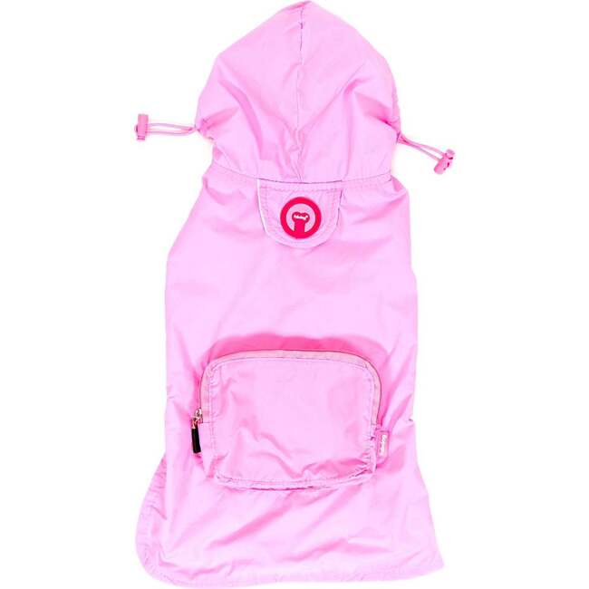 Travel Raincoat, Light Pink - Dog Clothes - 1