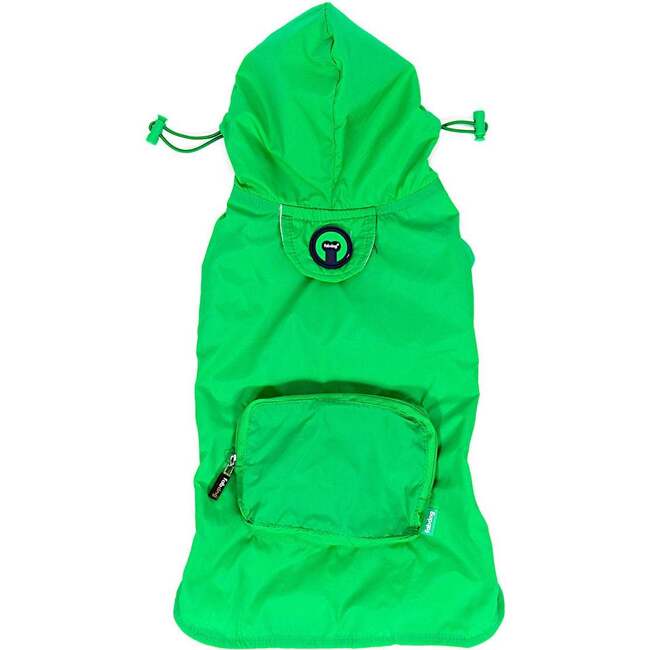 Travel Raincoat, Green - Dog Clothes - 1