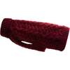 Wool Turtleneck, Burgundy - Dog Clothes - 2