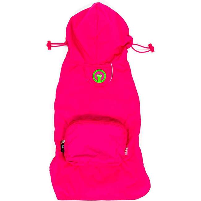 Travel Raincoat, Hot Pink - Dog Clothes - 1