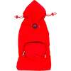 Travel Raincoat, Red - Dog Clothes - 1 - thumbnail