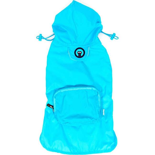 Travel Raincoat, Light Blue - Dog Clothes - 1