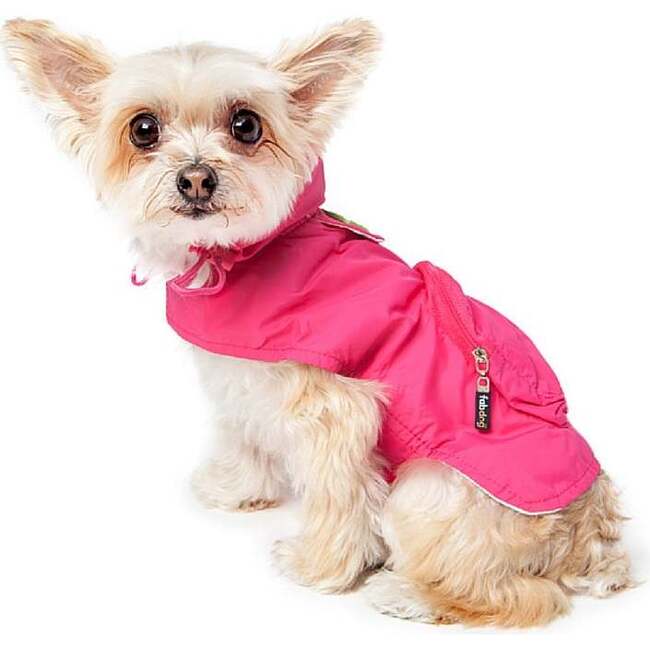 Travel Raincoat, Hot Pink - Dog Clothes - 2