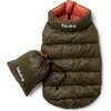 Pack N' Go Reversible Puffer - olive/orange - Dog Clothes - 1 - thumbnail