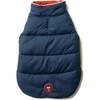 Reversible Puffer, Red and Navy - Dog Clothes - 2