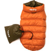 Pack N' Go Reversible Puffer - olive/orange - Dog Clothes - 3 - thumbnail