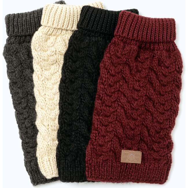 Wool Turtleneck, Grey - Dog Clothes - 3