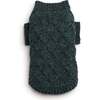 Chenille Sweater, Emerald - Dog Clothes - 1 - thumbnail