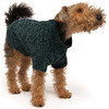 Chenille Sweater, Emerald - Dog Clothes - 2