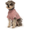 Chenille Sweater, Pink - Dog Clothes - 2 - thumbnail